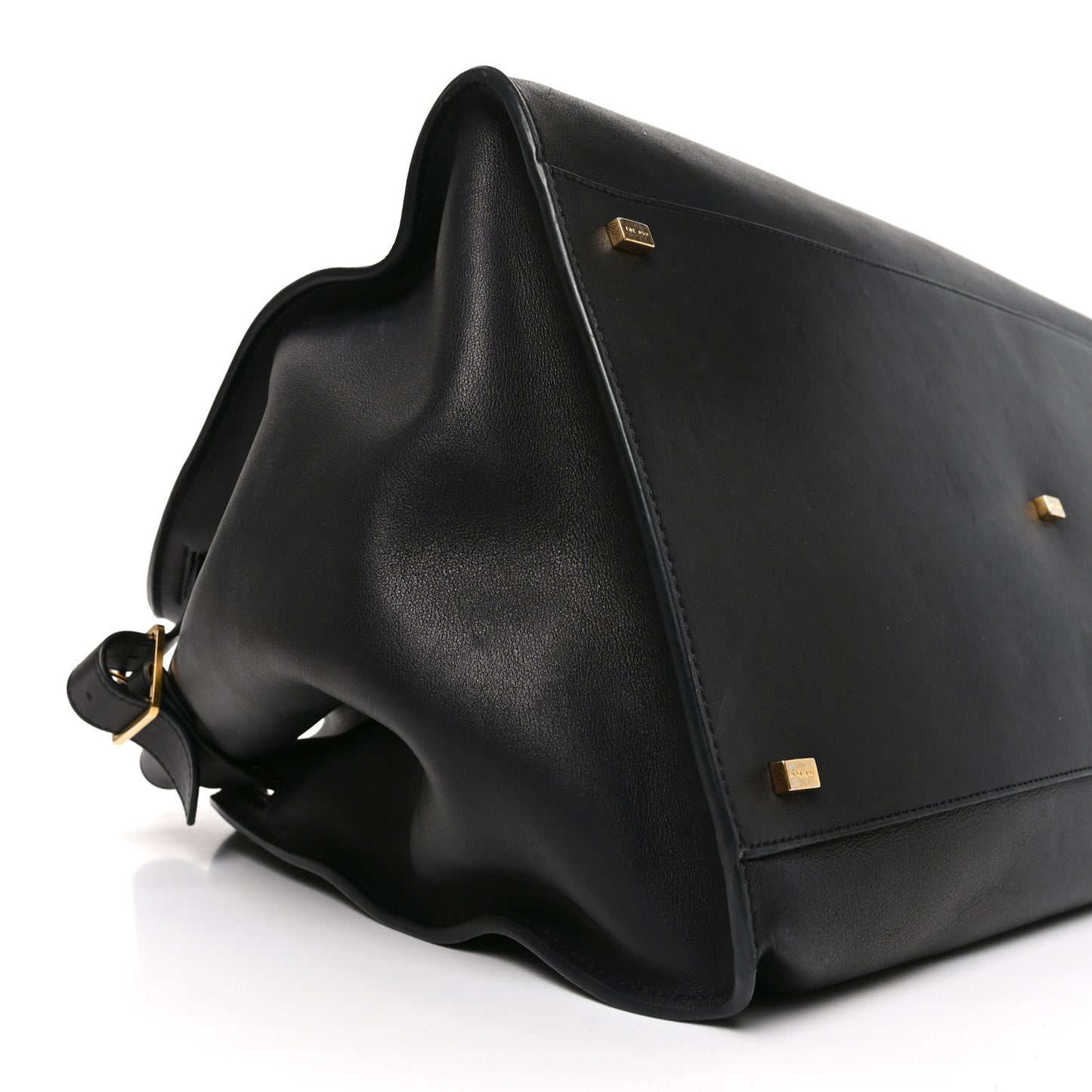 Polished Saddle Calfskin Soft Margaux 17 Black