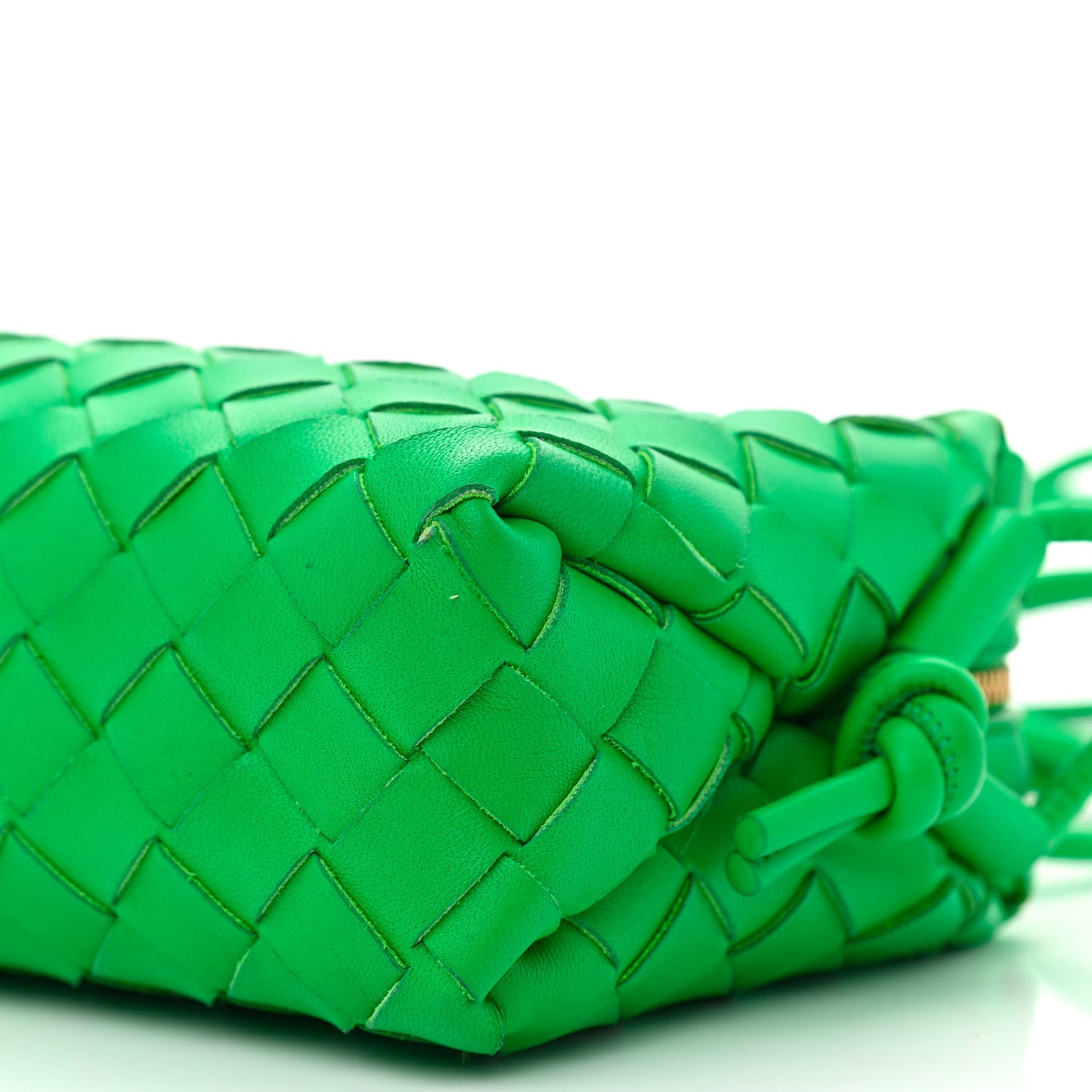 Nappa Intrecciato Mini Loop Camera Bag Parakeet