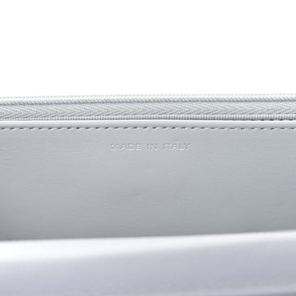 Chanel Caviar Quilted Wallet On Chain WOC Light Grey 7 of 11