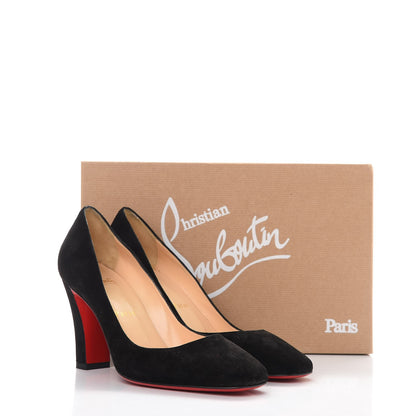 Christian Louboutin Suede Viva 85 Pumps 37 Black 12 of 12
