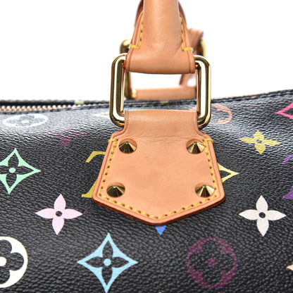 Louis Vuitton Monogram Multicolor Speedy 30 Black 10 of 11