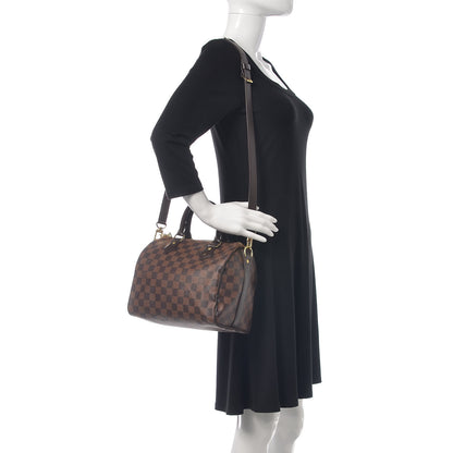 Louis Vuitton Damier Ebene Speedy Bandouliere 25 2 of 11