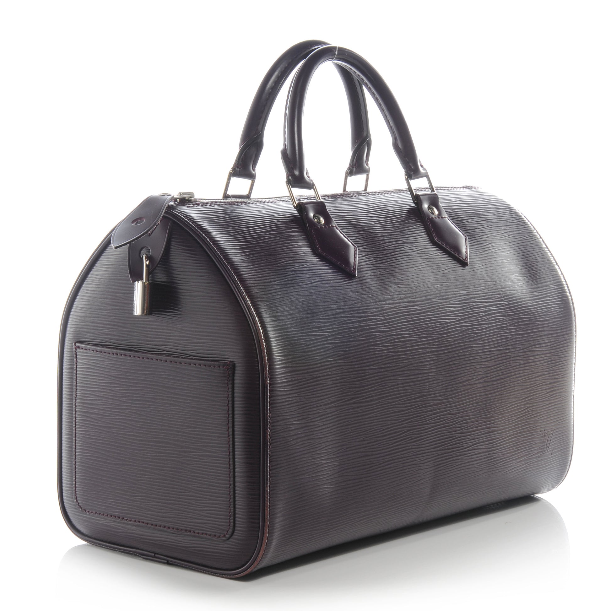 Louis Vuitton Epi Speedy 30 Cassis Purple 3 of 7