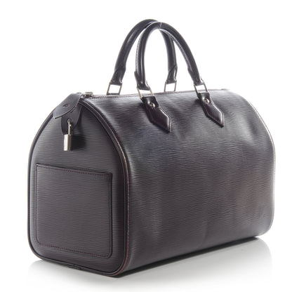 Louis Vuitton Epi Speedy 30 Cassis Purple 3 of 7
