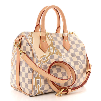 Louis Vuitton Damier Azur Nautical Speedy Bandouliere 25 3 of 11