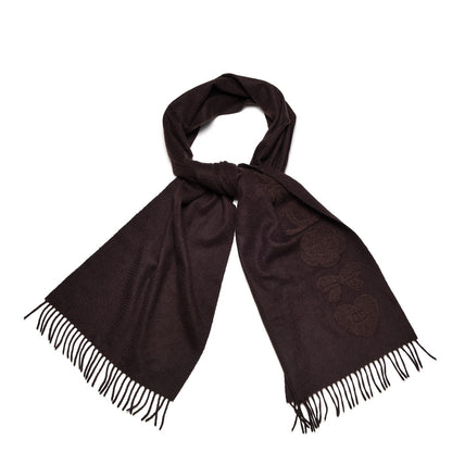 Chanel Cashmere CC Scarf Brown 1 of 6