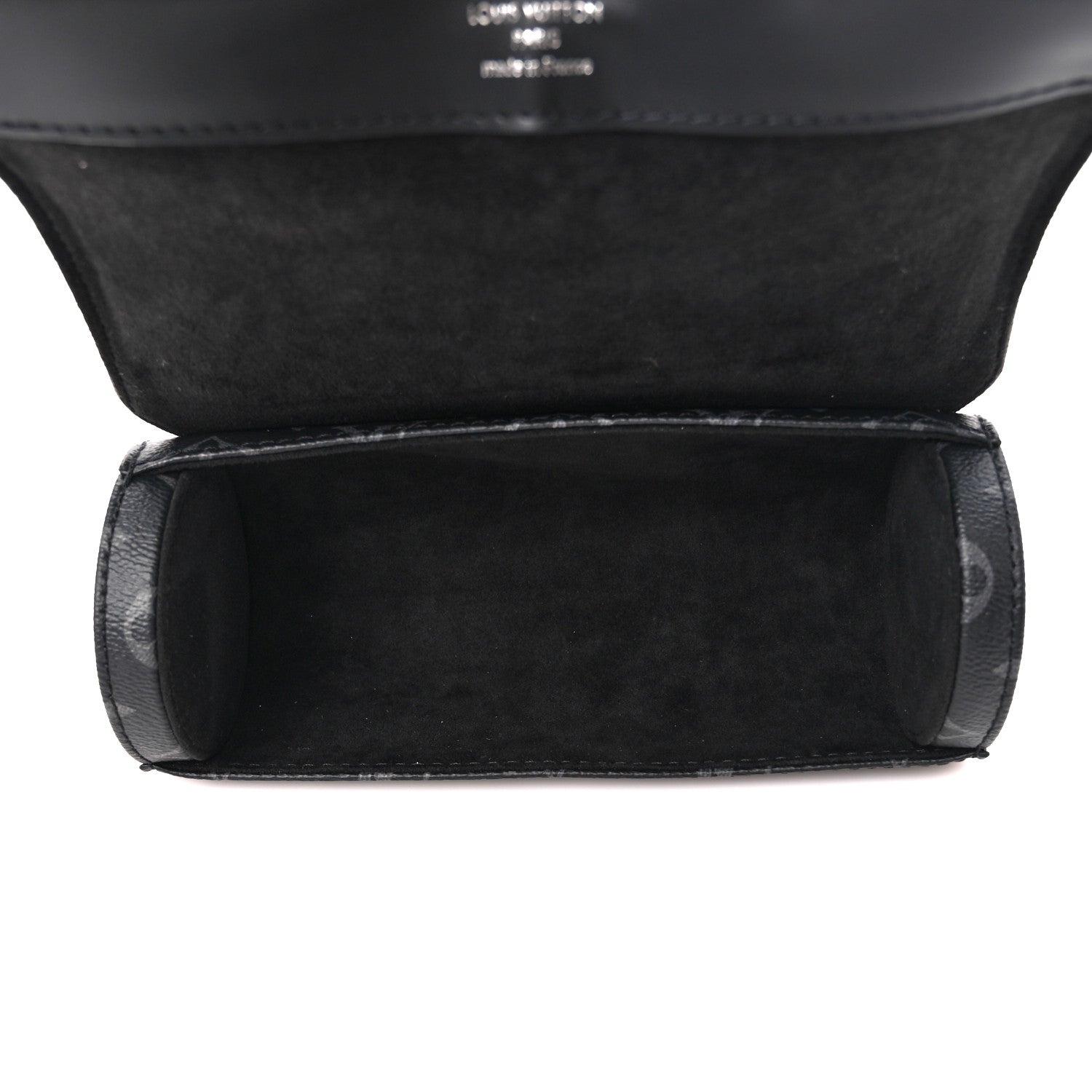 Louis Vuitton Monogram Eclipse 3 Watch Travel Case 6 of 10