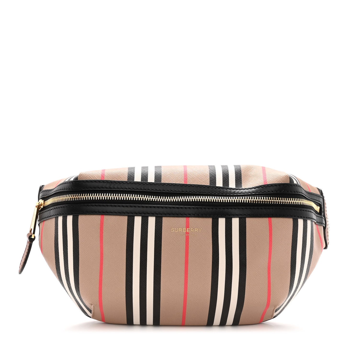 E-Canvas Icon Stripe Sonny Bum Bag Archive Beige