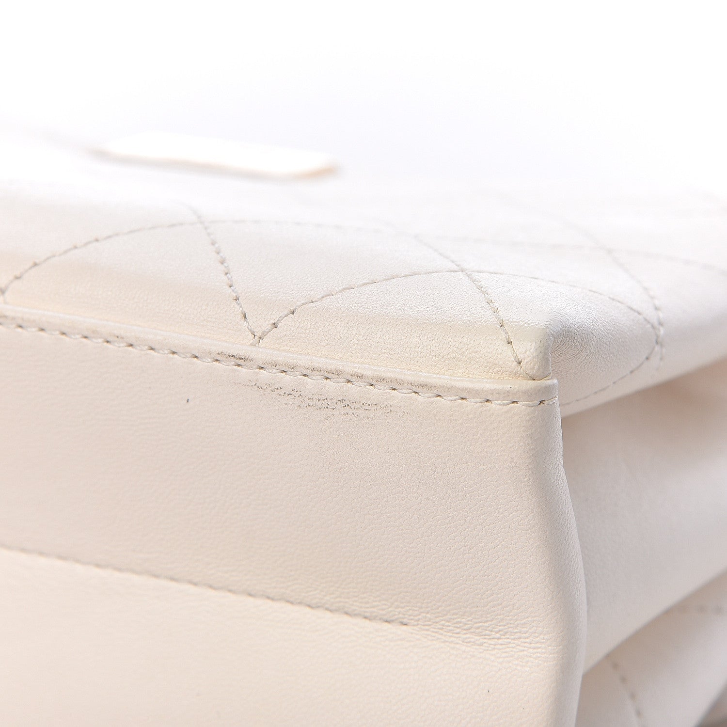 Chanel Lambskin Quilted Small Coco Lux Flap White 13 of 13