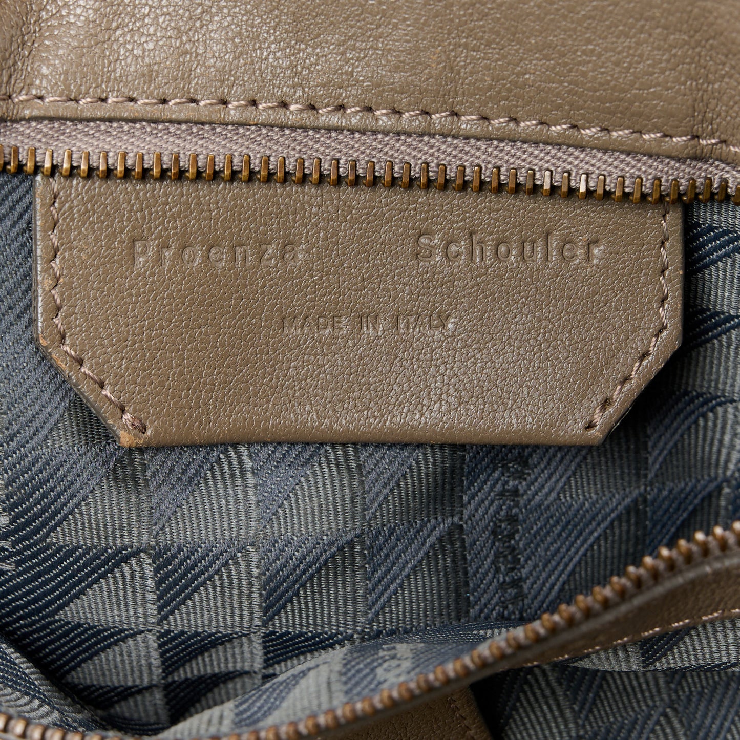 PROENZA SCHOULER Lambskin Medium PS1 Satchel Smoke