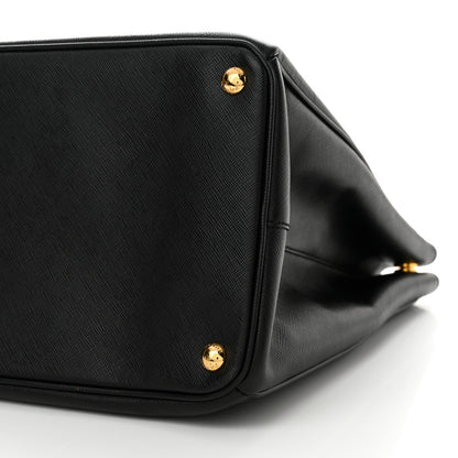 Prada Saffiano Lux Large Tote Tote Black 9 of 11
