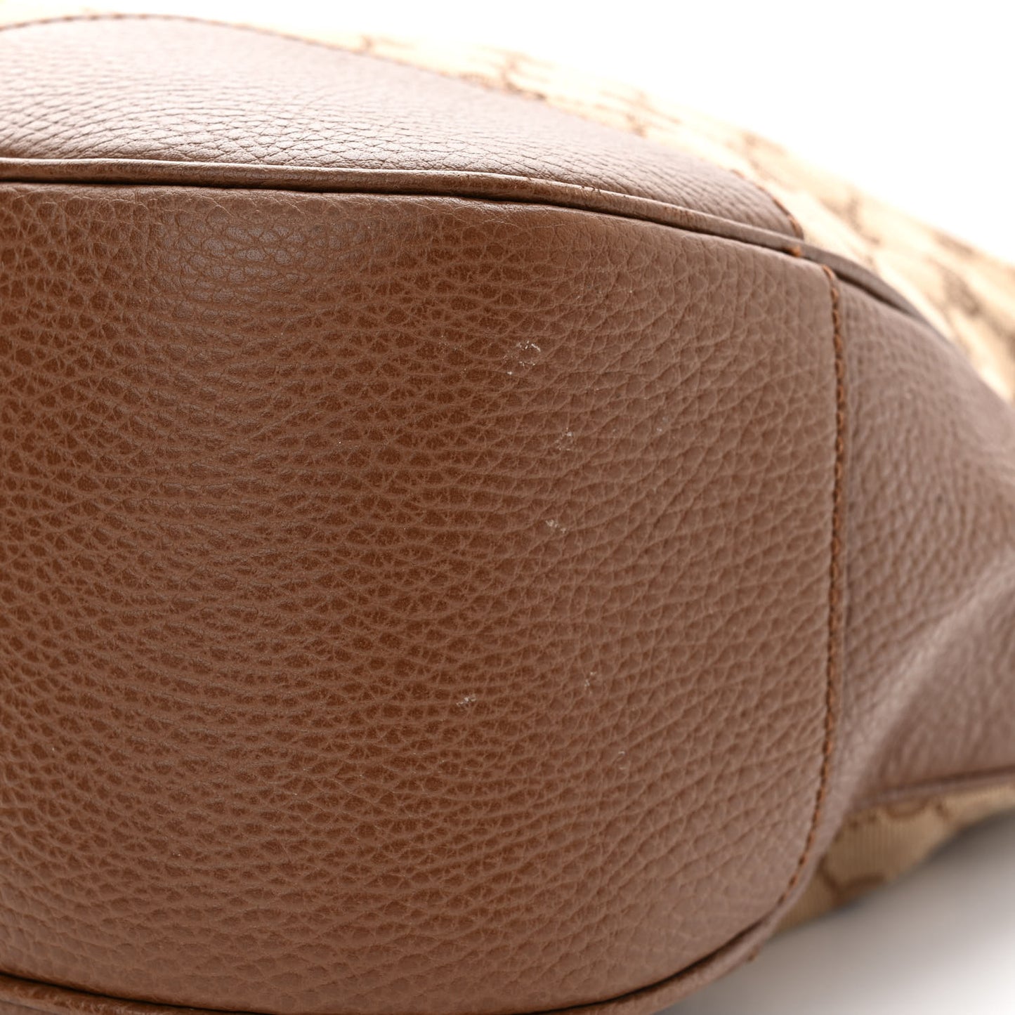 Soft GG Monogram Large Margaux Hobo Brown