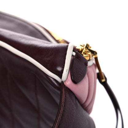 Miu Miu Nappa Matelasse Belt Bag Granato Rosa 16 of 19