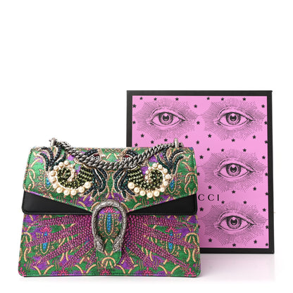 Gucci Brocade Crystal Embellished Medium Dionysus Shoulder Bag Multi 12 of 12