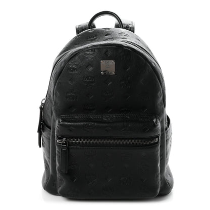 MCM Calfskin Ottomar Small Stark Backpack Black 1 of 9