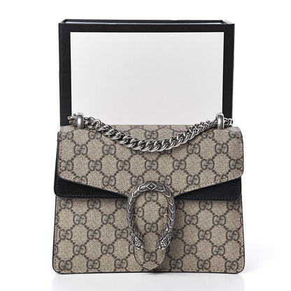 Gucci GG Supreme Monogram Mini Dionysus Shoulder Bag Black 12 of 12