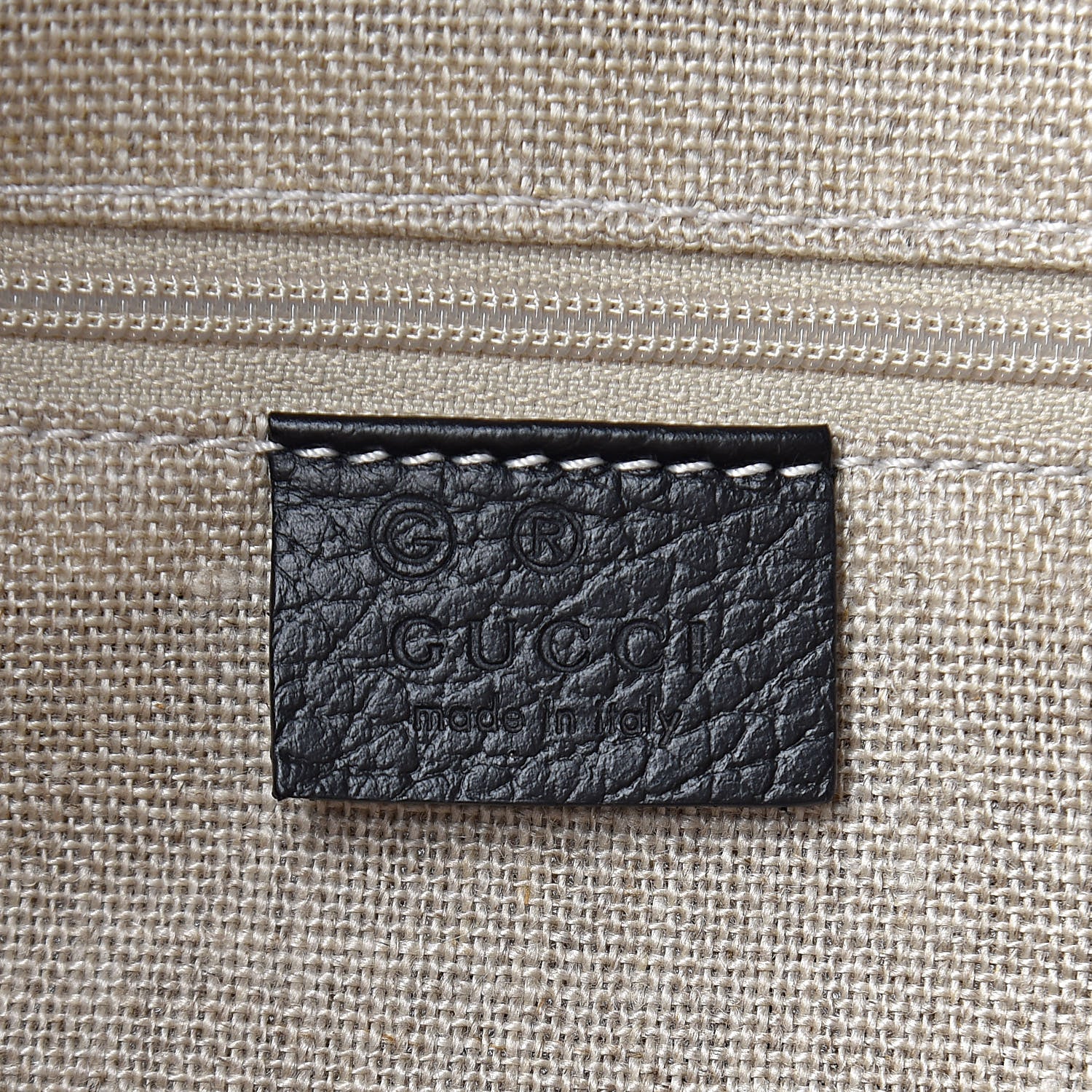 Gucci Dollar Calfskin GG Hobo Black 5 of 11