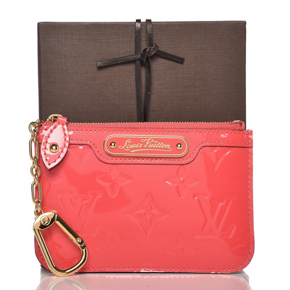 Louis Vuitton Vernis Key Pouch Rose Litchi 9 of 16
