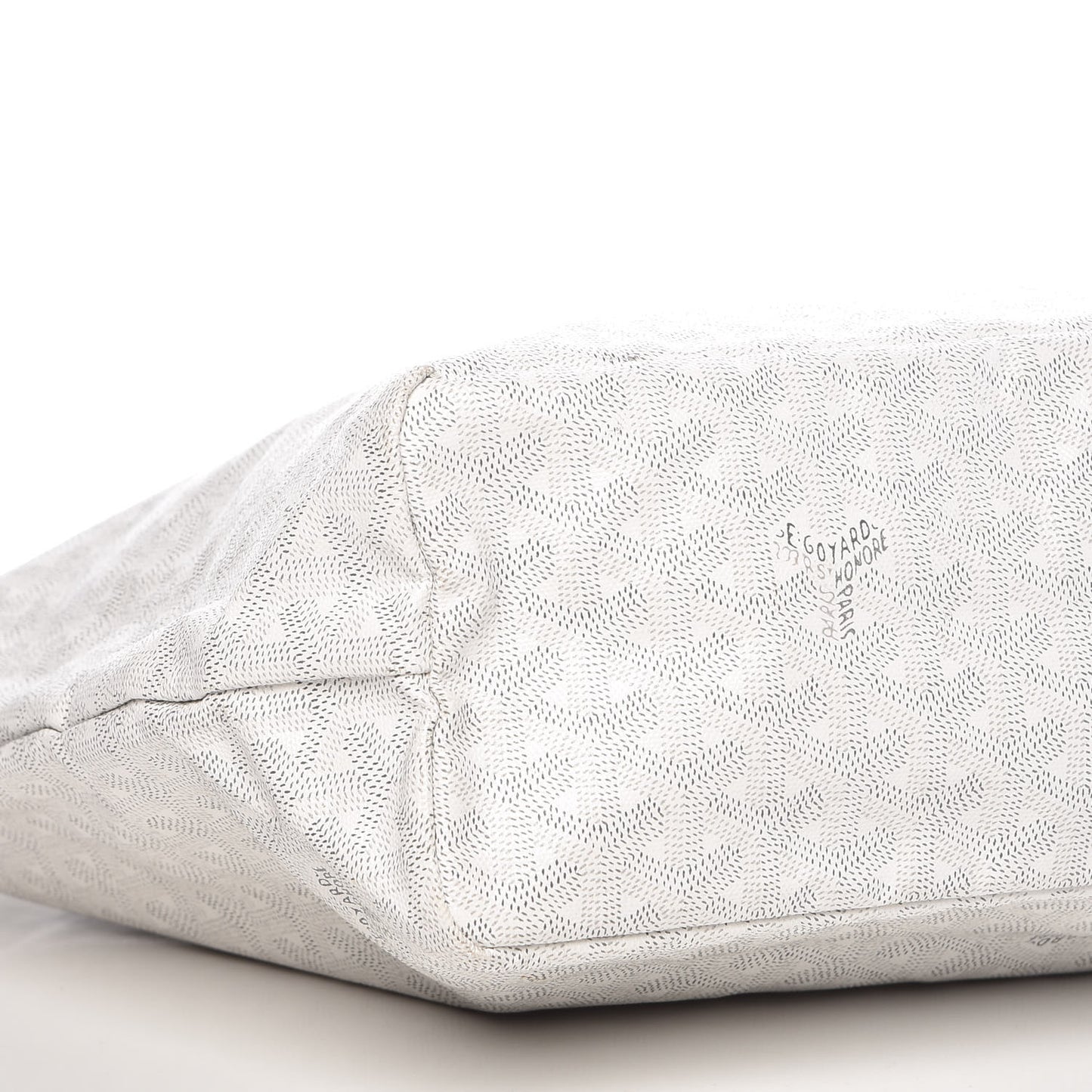 Goyardine Fidji Zip Hobo White