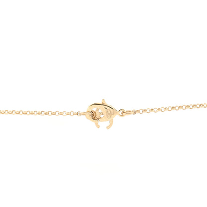 Chanel Crystal Pearl Camellia Necklace Gold 6 of 7