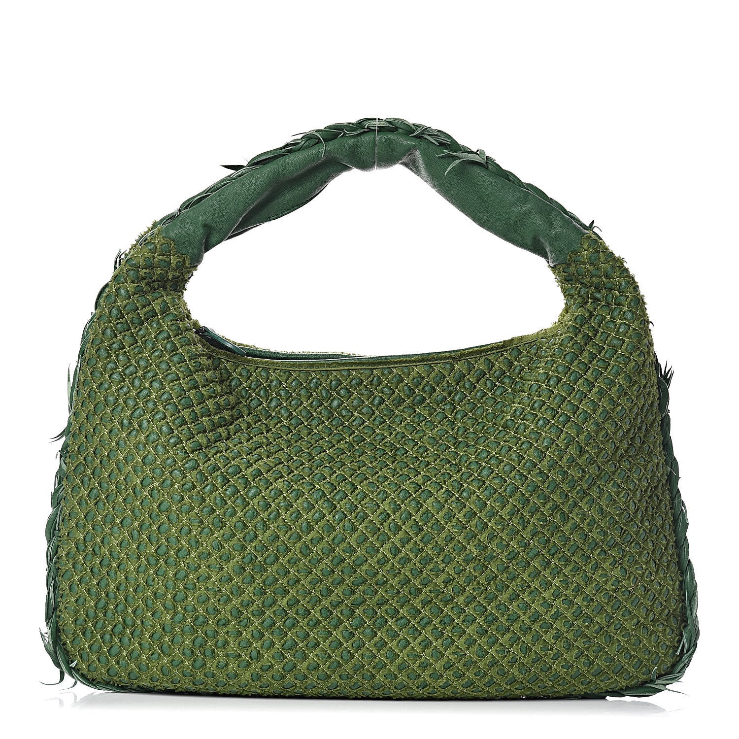 Bottega Veneta Nappa Silk Small Ponza Devore Fuzzy Hobo 1 of 11