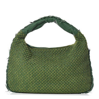 Bottega Veneta Nappa Silk Small Ponza Devore Fuzzy Hobo 1 of 11