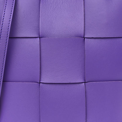 Bottega Veneta Lambskin Maxi Intrecciato North South Cassette Tote Purple 7 of 9