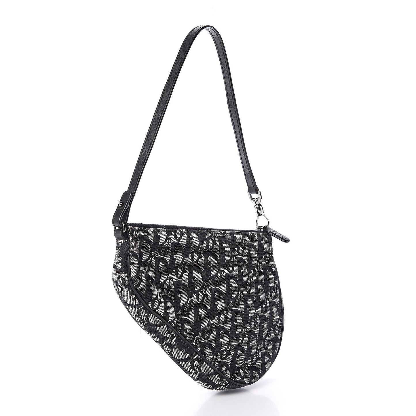 Monogram Mini Saddle Pochette Black