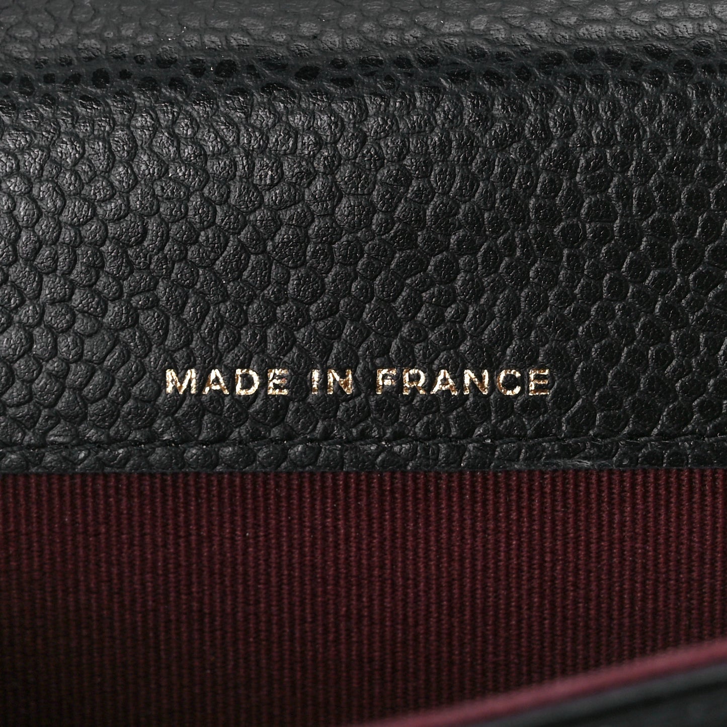 Caviar Quilted Flap Card Holder Wallet Black