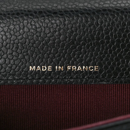 Chanel Caviar Quilted Flap Card Holder Wallet Black 7 of 12