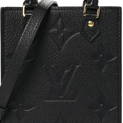 Louis Vuitton Empreinte Monogram Giant Petit Sac Plat Black 7 of 9