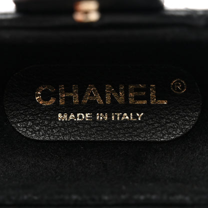 Chanel Lambskin Quilted Airpods Pro Case With Chain Black 4 of 6
