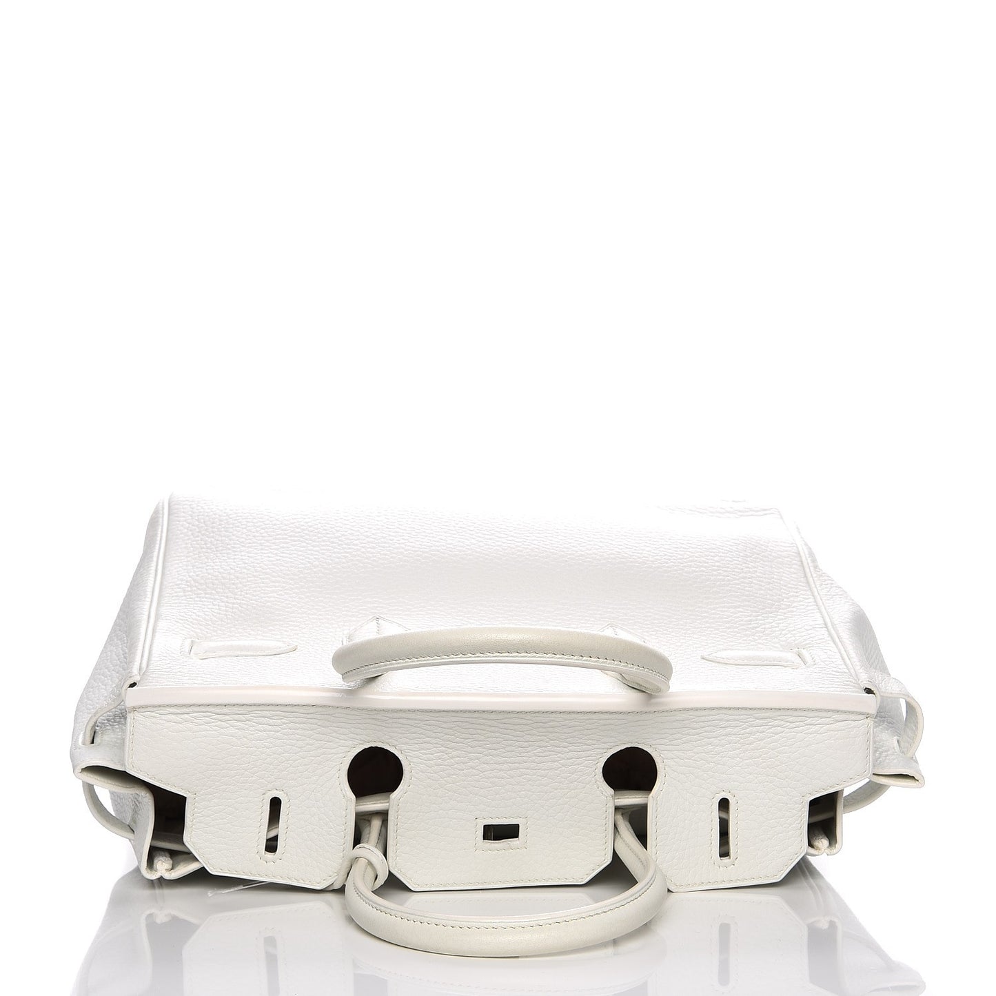 Taurillon Clemence Birkin 30 White