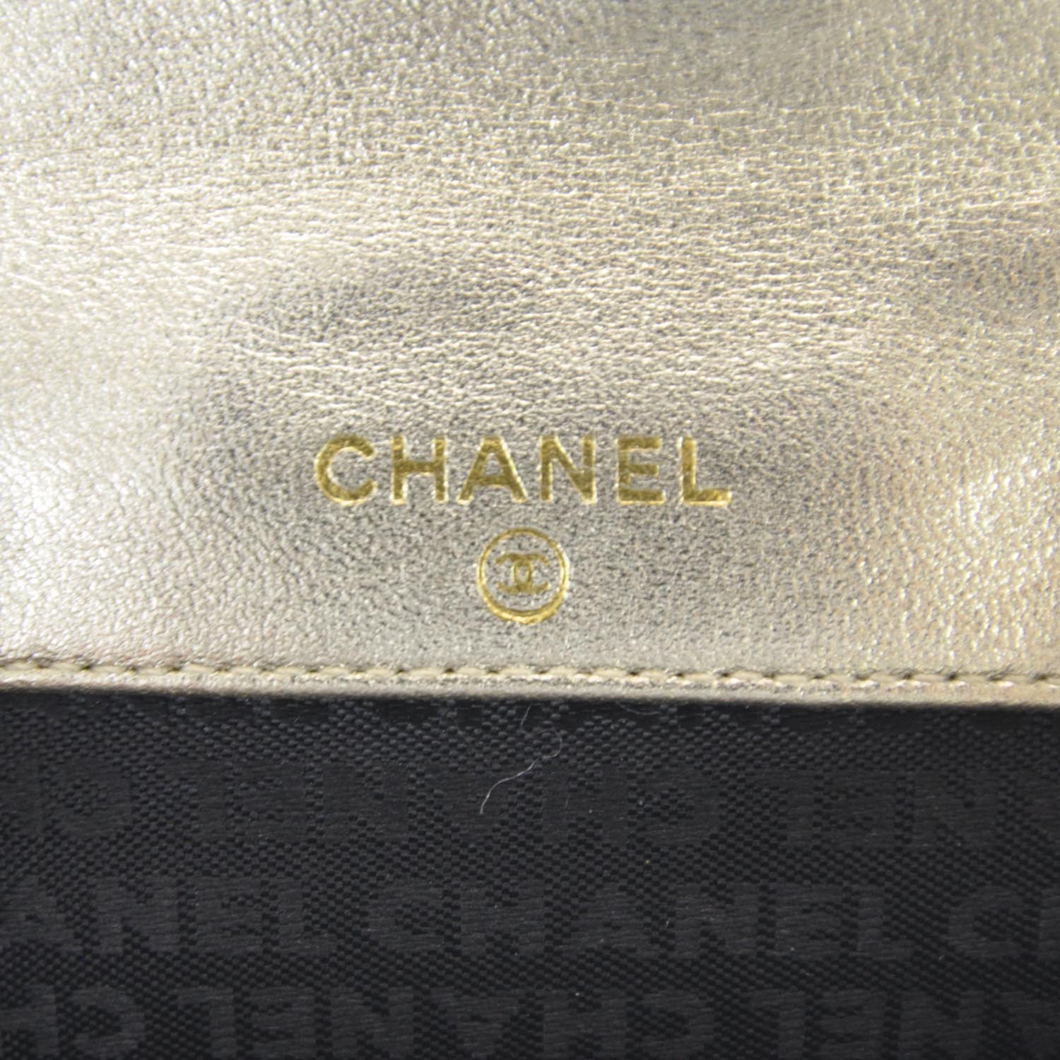 Chanel Lambskin Precious Symbols Compact Wallet Gold 5 of 7