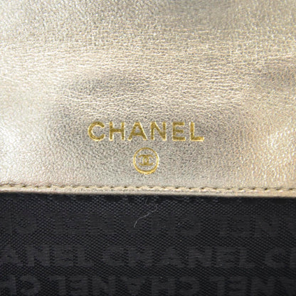 Chanel Lambskin Precious Symbols Compact Wallet Gold 5 of 7
