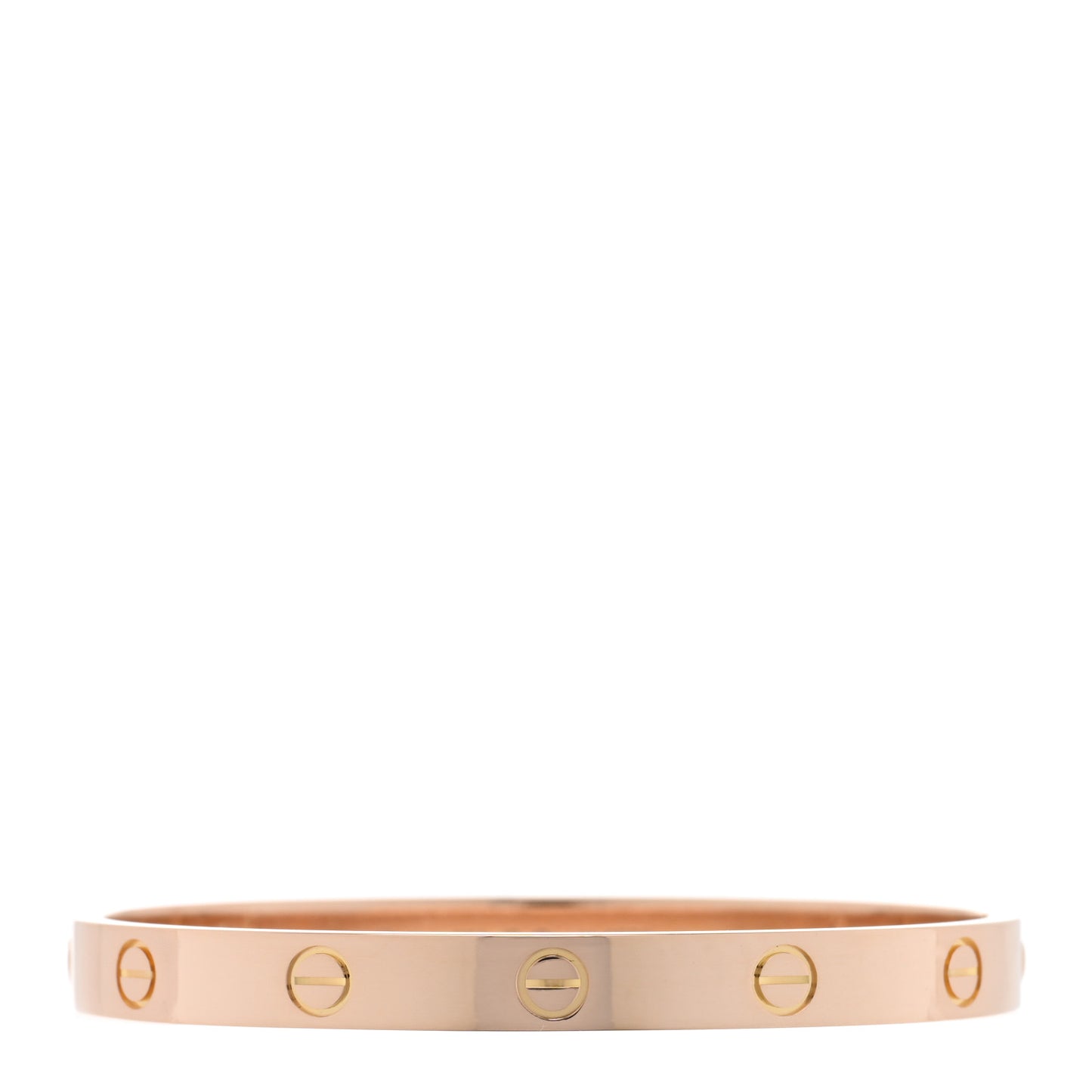 18K Pink Gold LOVE Bracelet 17