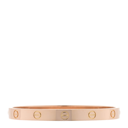 Cartier 18K Pink Gold LOVE Bracelet 17 1 of 6