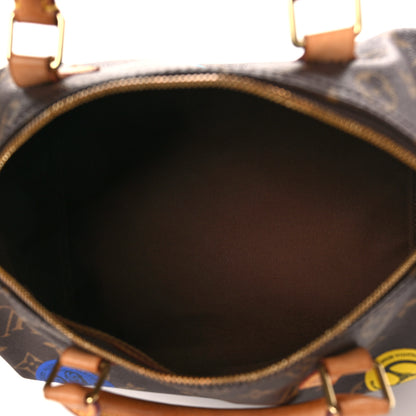 Louis Vuitton Monogram World Tour Speedy Bandouliere 30 5 of 8