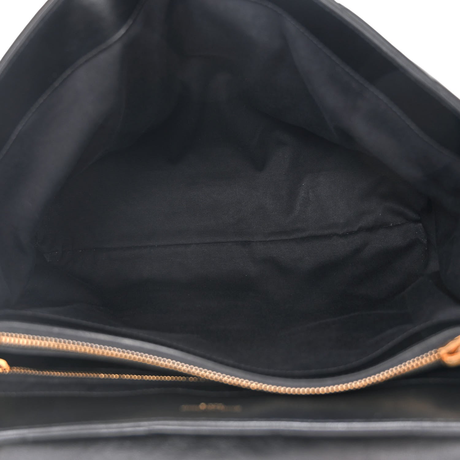 Saint Laurent Calfskin Y Quilted Monogram Large Loulou Chain Satchel Black 5 of 10