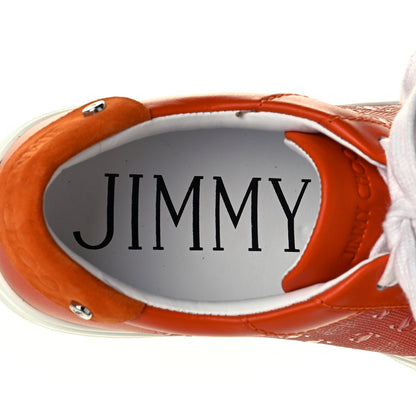 Jimmy Choo Calfskin Rome Low Top Sneakers 36 Amber Orange 8 of 12