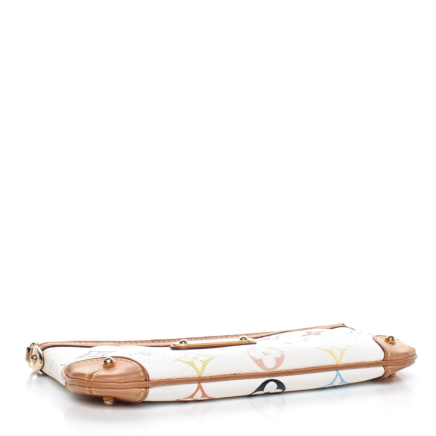 Louis Vuitton Monogram Multicolor Pochette Milla MM White 4 of 9