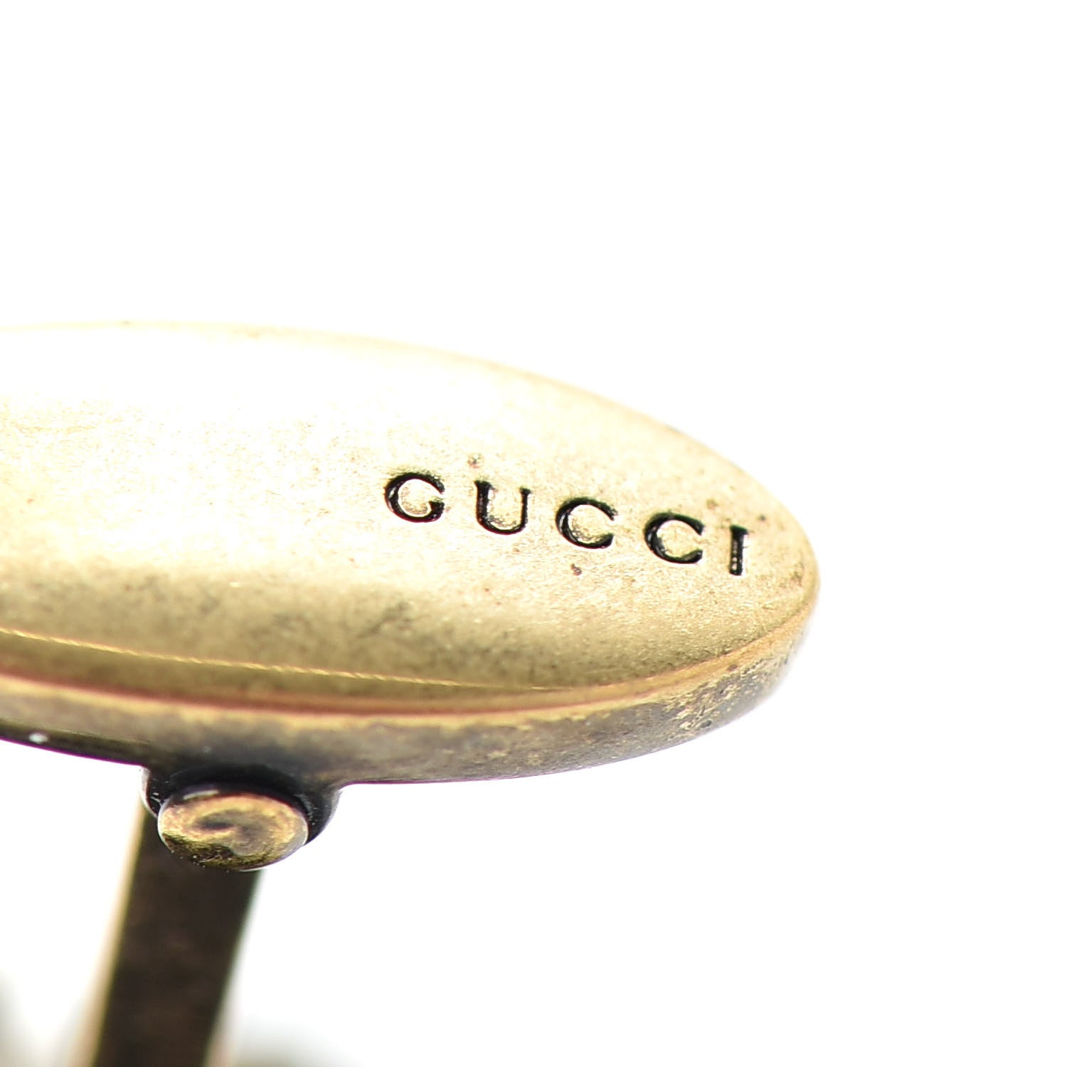 Gucci Pearl Pineapple Cufflinks Cream 4 of 4