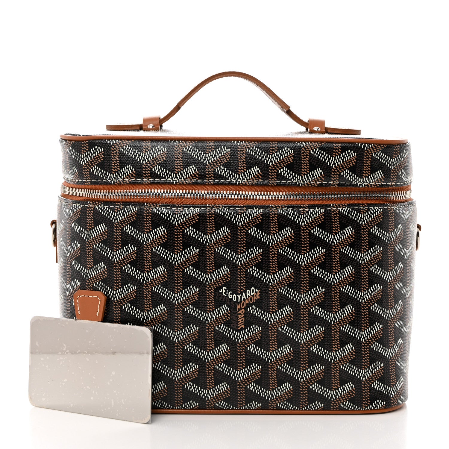 Goyard Goyardine Muse Vanity Case Black Gold 3 of 7