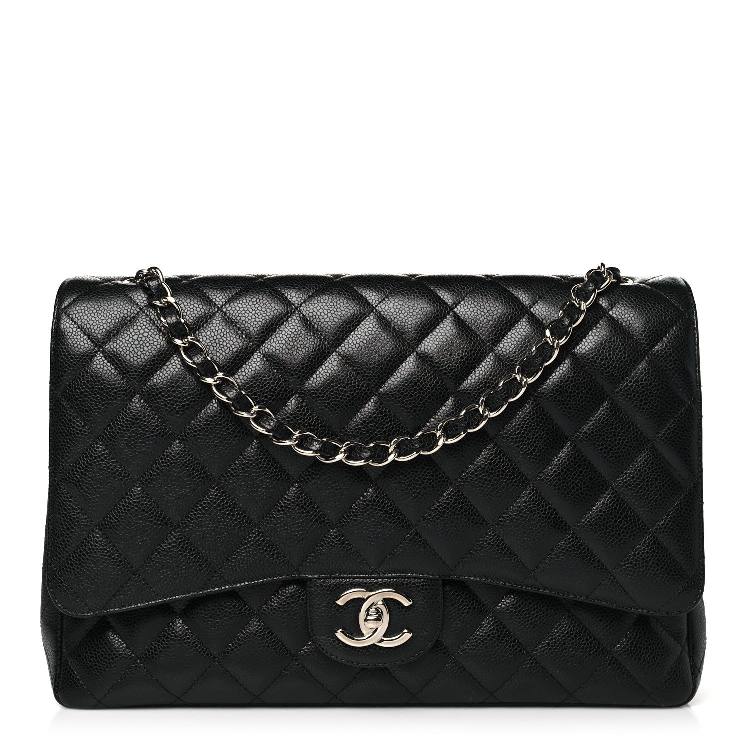 Chanel Caviar Quilted Maxi Double Flap Black 1 of 11