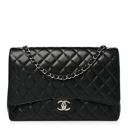 Chanel Caviar Quilted Maxi Double Flap Black 1 of 11