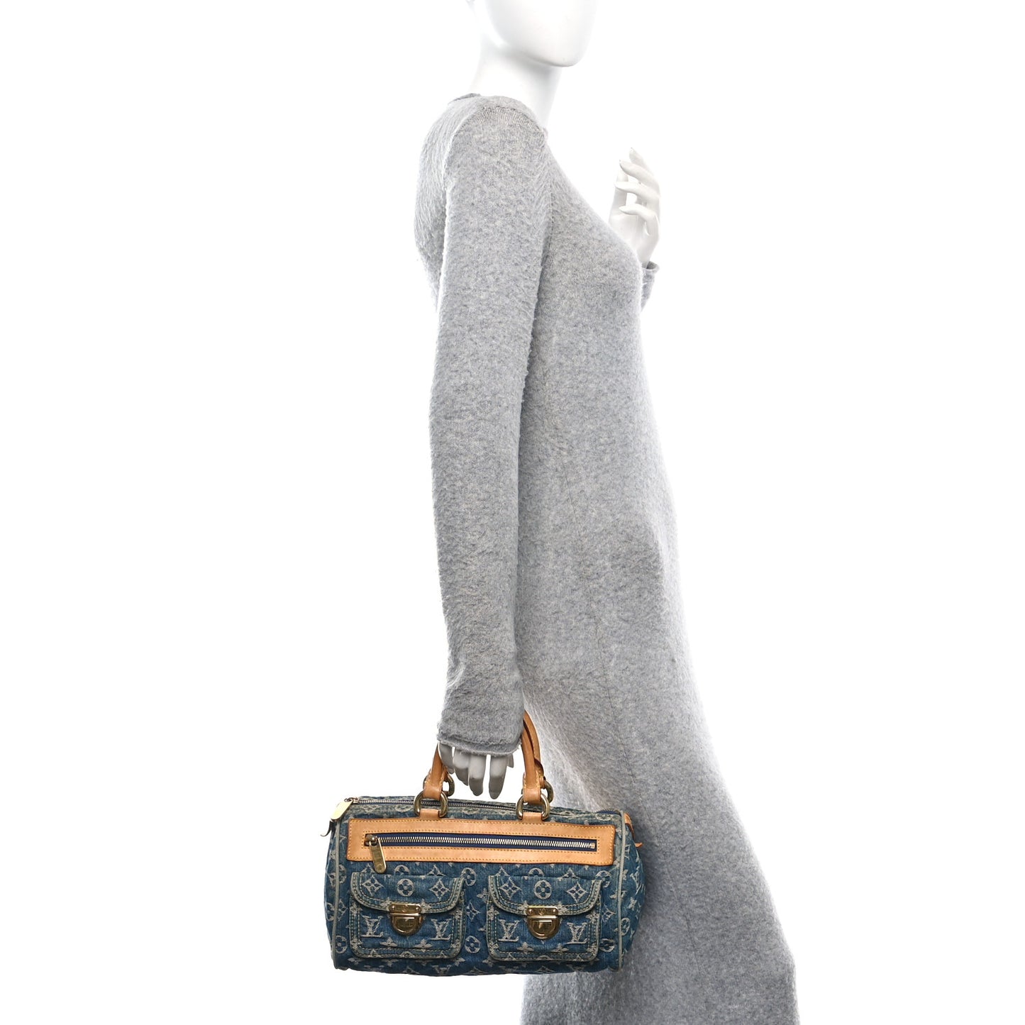 Monogram Denim Neo Speedy Blue