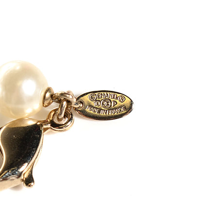 Chanel Pearl CC Long Necklace Gold 4 of 5
