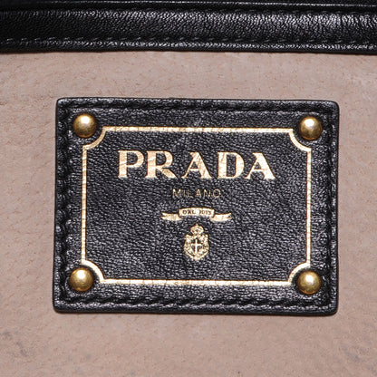 Prada Soft Calf Shoulder Bag Nero Black 7 of 9