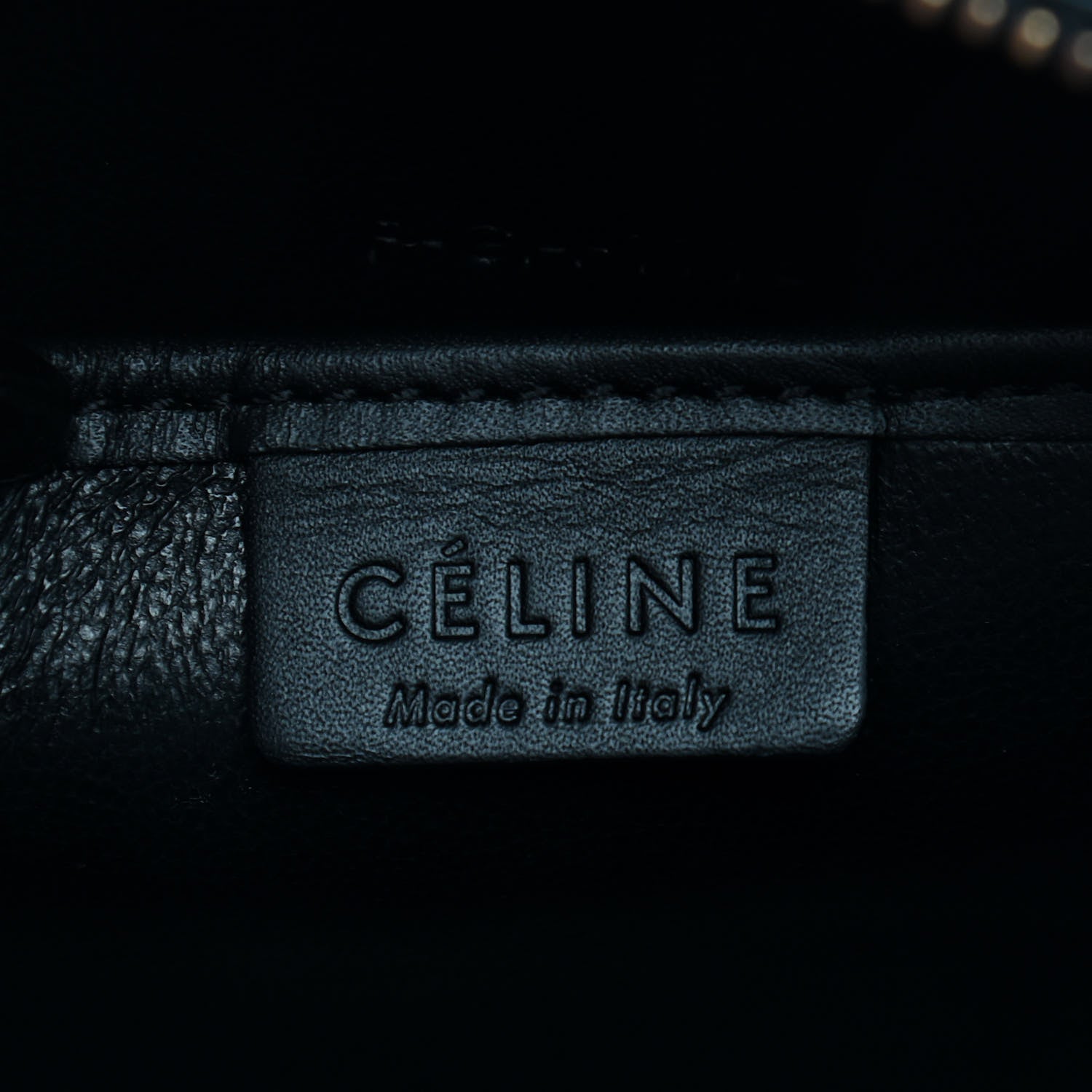 Celine Smooth Drummed Calfskin Nano Tri-Color Luggage White 6 of 8