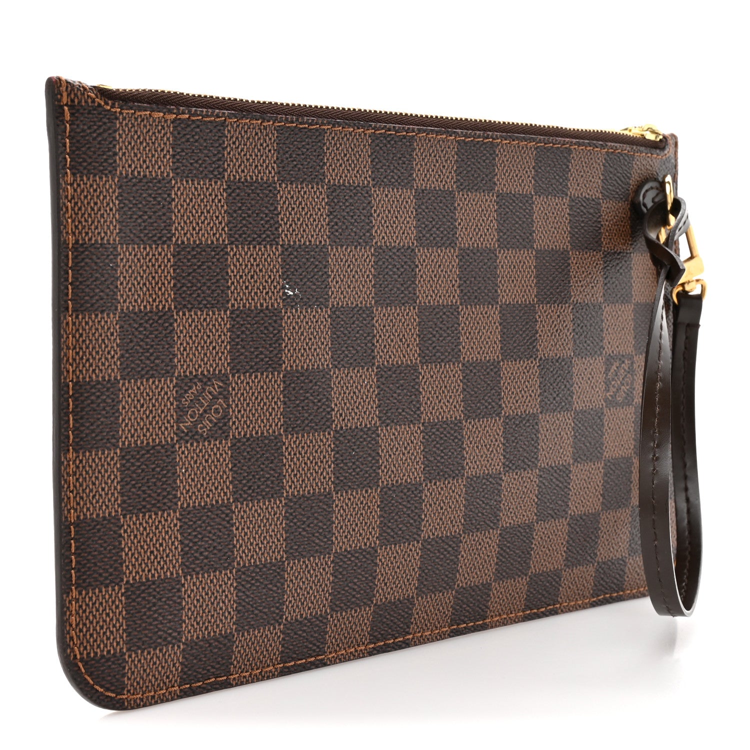 Louis Vuitton Damier Ebene Neverfull MM GM Pochette 3 of 8